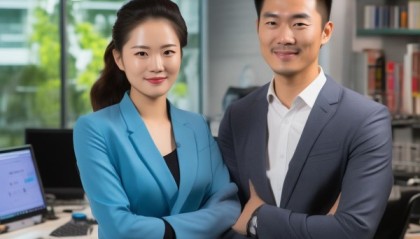 阿峰与邓欢，信息咨询服务领域的双子星