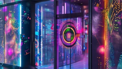 数字时代的视觉盛宴，数字咨询公司门头的创新设计