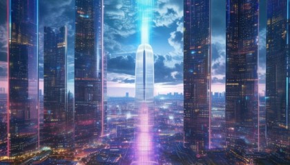 越美，数据驱动的未来，智慧之光