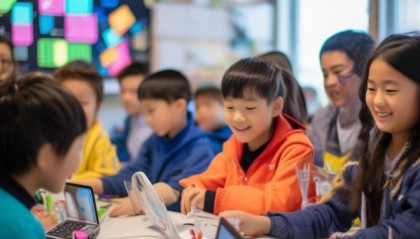 湖北的信息化少儿编程教育，kids learn digital literacy in the age of tech