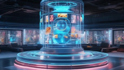 rotating digital content creation