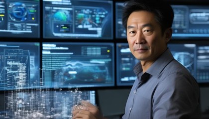 信息咨询服务部的孙经理，智慧决策的见证者