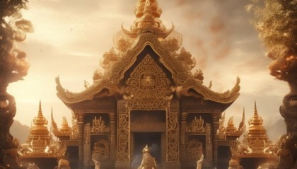 守护灵性生命的佛教寺庙