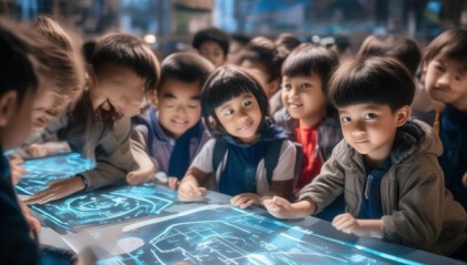 重庆信息化， kids 用现代工具学编程