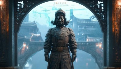 守护灞桥，智慧与智慧之门。