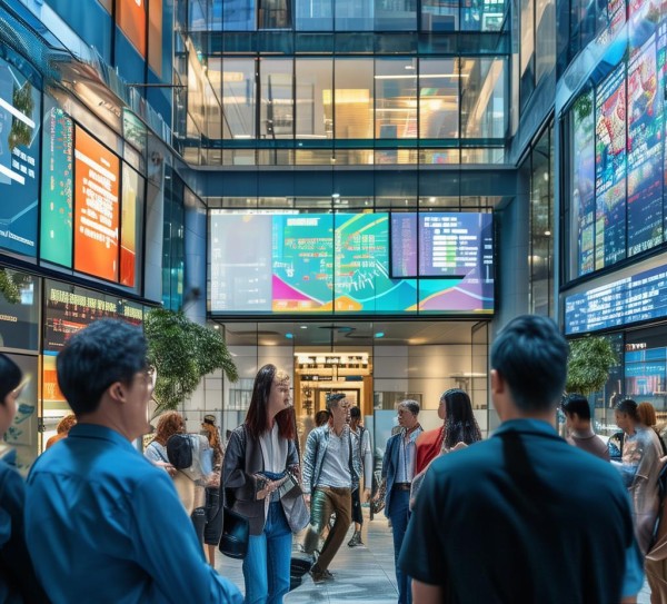 助力城市经济发展，离石信息咨询服务中心的风采