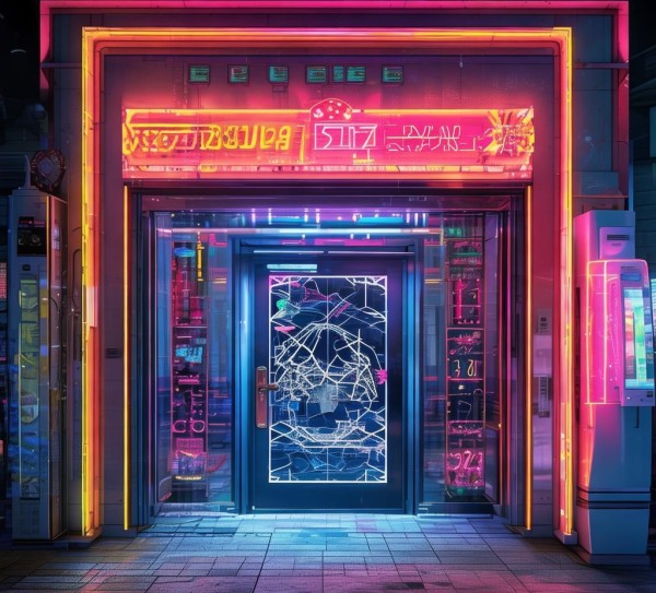数字时代的门头，技术与未来的碰撞